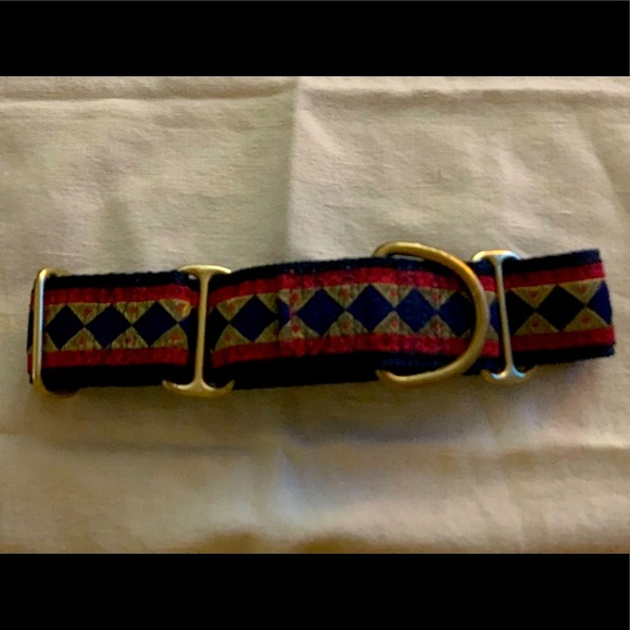 1" Dog Martingale Collar lined in velvet - Picture 1 of 3